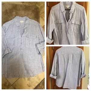 EUC Caslon striped top!